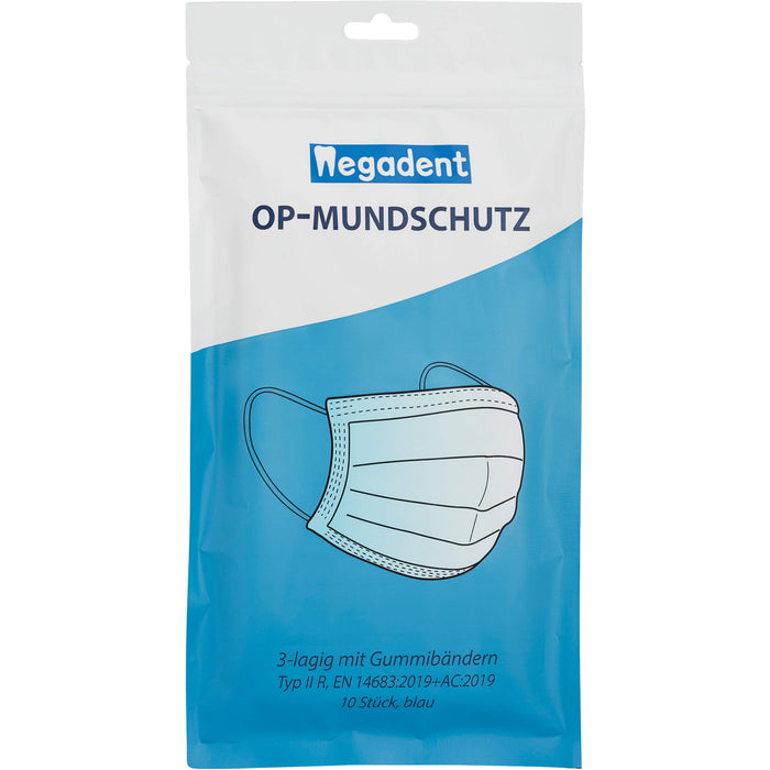 Megadent Deflogrip OP-Mundschutz mit Gummibändern, 10 pcs. Mouthguard