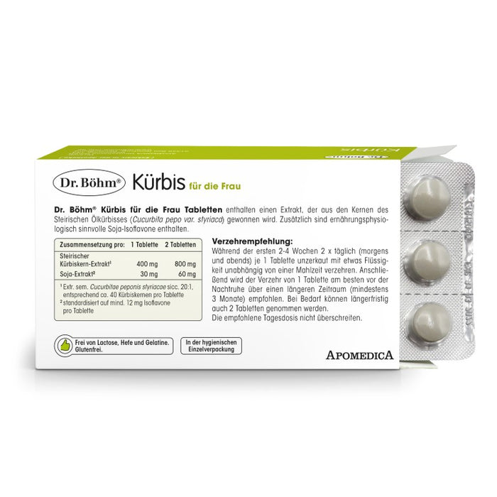 Dr Böhm Kürbis für die Frau Tabletten, 60 pcs. Tablets