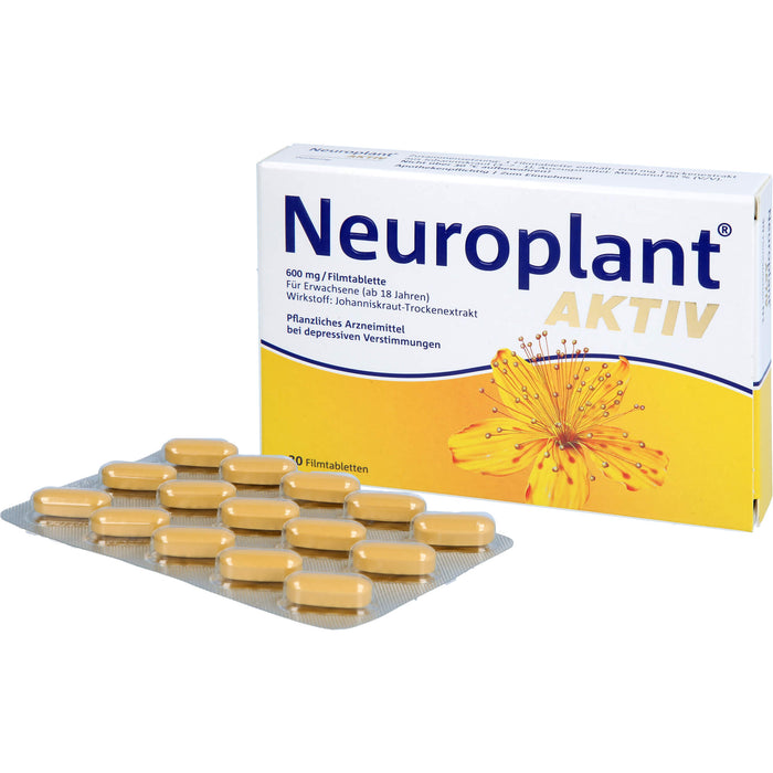 Neuroplant AKTIV Filmtabletten bei depressiven Verstimmungen, 30 pc Tablettes