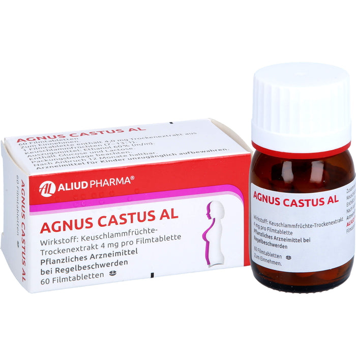 Agnus castus AL Filmtabletten bei Regelbeschwerden, 60 pcs. Tablets