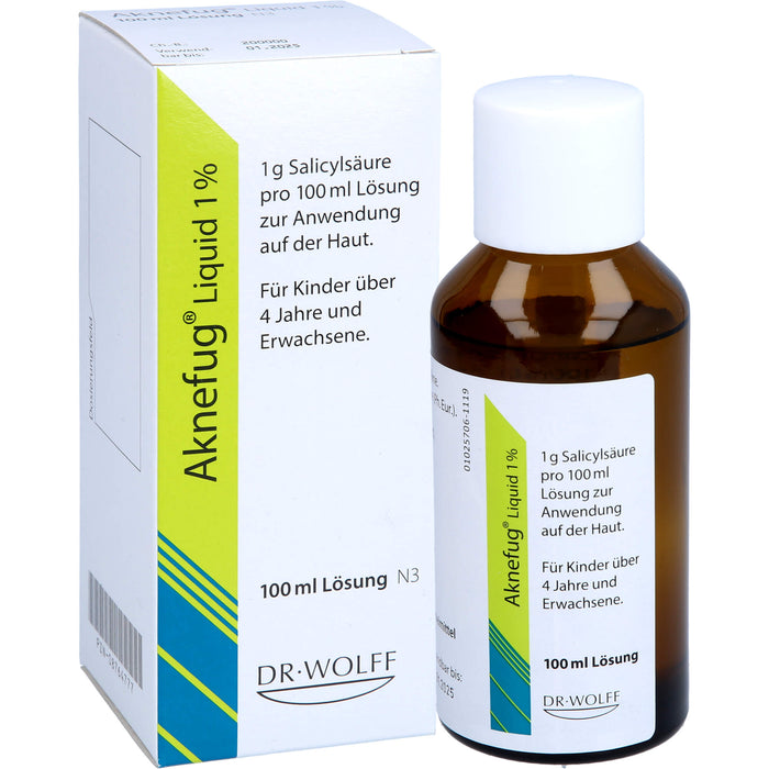 Aknefug Liquid 1 % Lösung, 100 ml Solution