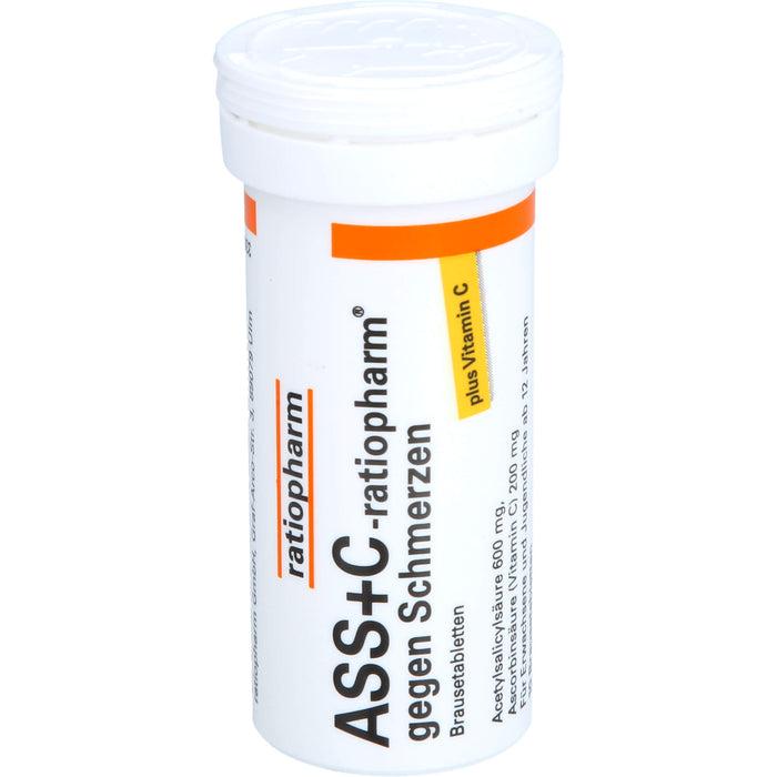 ASS + C-ratiopharm gegen Schmerzen Brausetabletten, 10 St. Tabletten