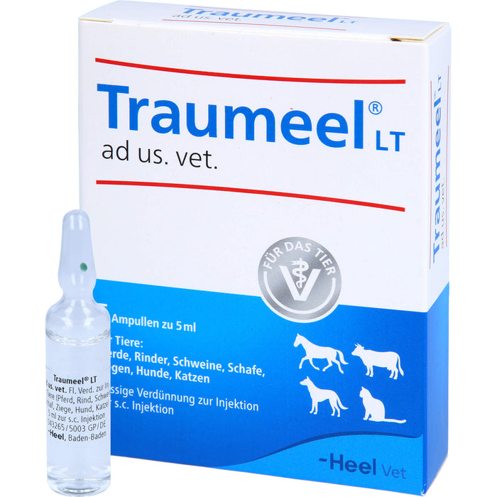 Traumeel LT ad us. vet., 5 St. Ampullen, 5 ml Lösung