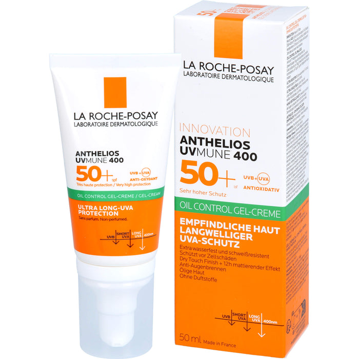 LA ROCHE-POSAY Anthelios XL LSF 50+ mattierende Gel-Creme, 50 ml Cream