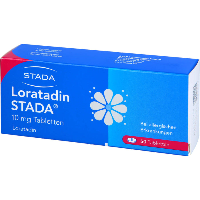 Loratadin STADA 10 mg Tabletten bei allergischen Erkrankungen, 50 pcs. Tablets