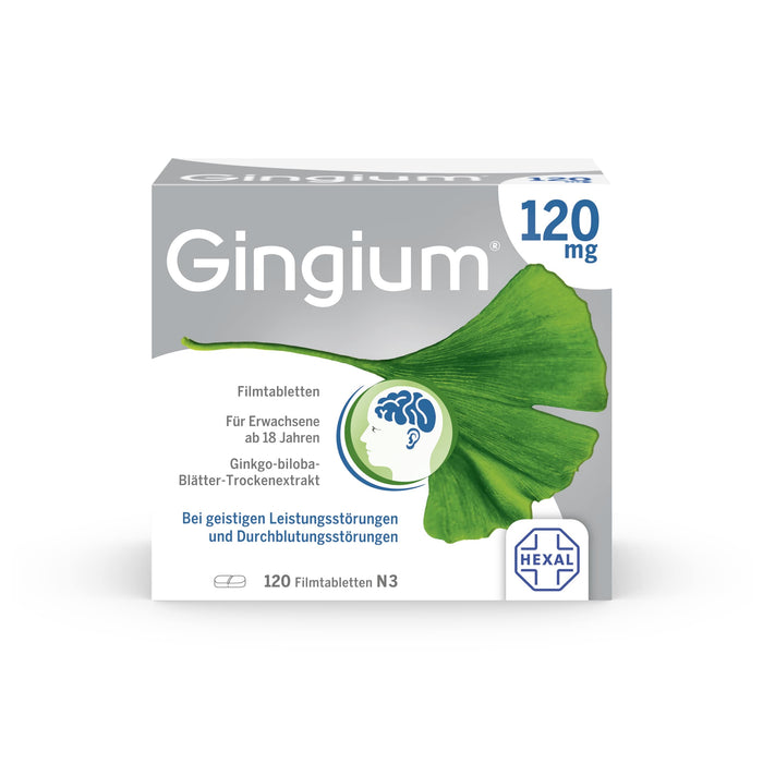 Gingium 120 mg Filmtabletten, 120 St. Tabletten