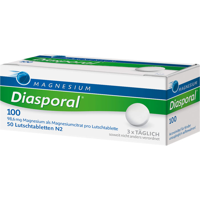 Magnesium-Diasporal 100 Lutschtabletten, 50 pcs. Tablets