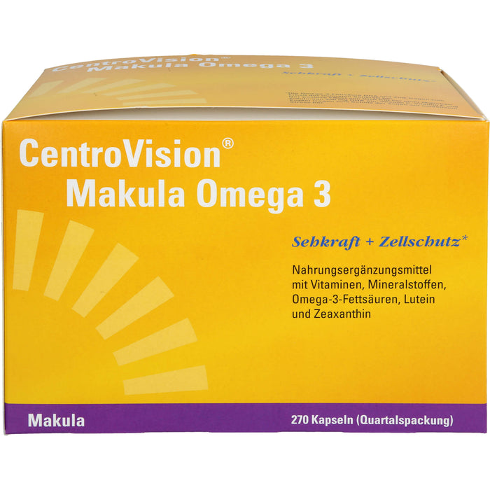 CentroVision Makula Omega 3 Kapseln, 270 pcs. Capsules