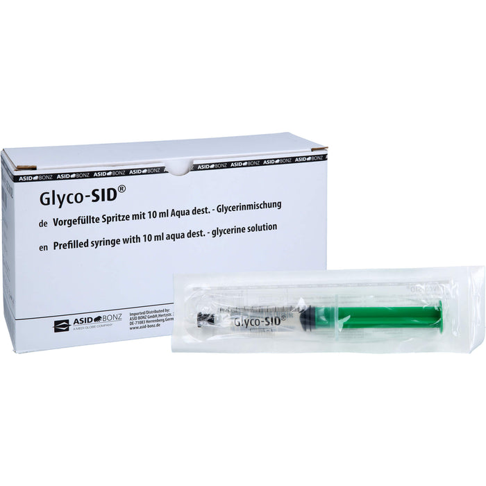 GLYCO-SID vorgef. Spritze m.10%iger Glycerinlösung, 10 St SRI