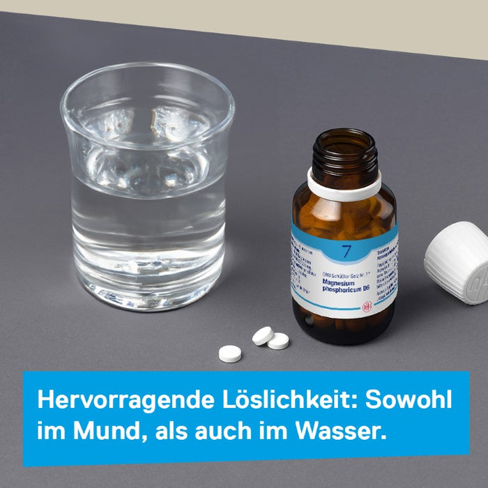 DHU Schüßler-Salz Nr. 7 Magnesium phosphoricum D12 – Das Mineralsalz der Muskeln und Nerven – das Original – umweltfreundlich im Arzneiglas, 200 pc Tablettes