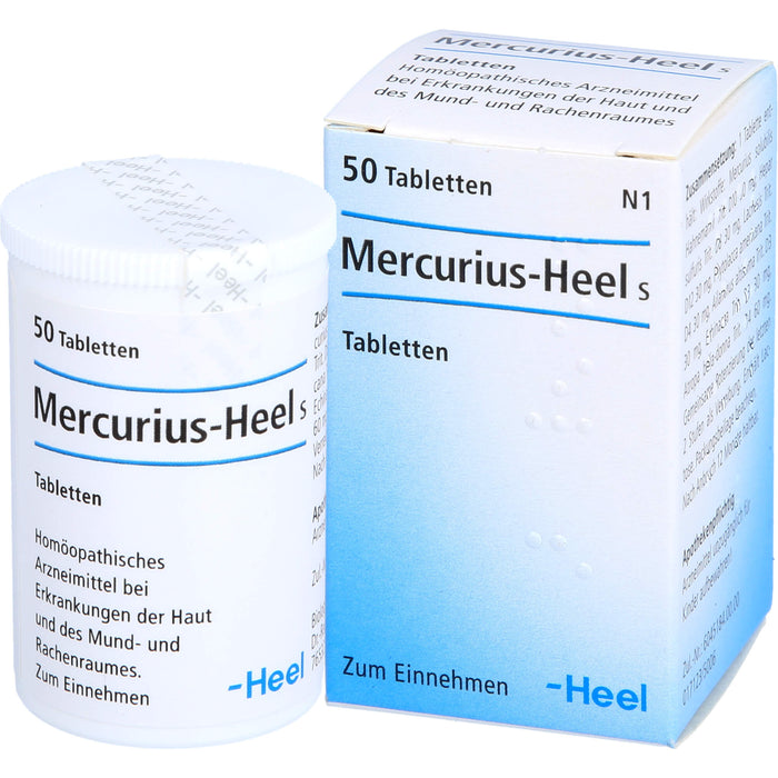 Mercurius-Heel S Tabletten bei Erkrankungen der Haut und des Mund- und Rachenraumes, 50 pcs. Tablets