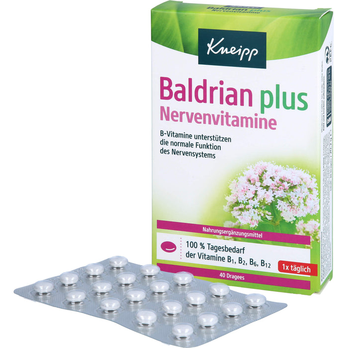 Kneipp Baldrian plus Nervenvitamine, 40 St DRA