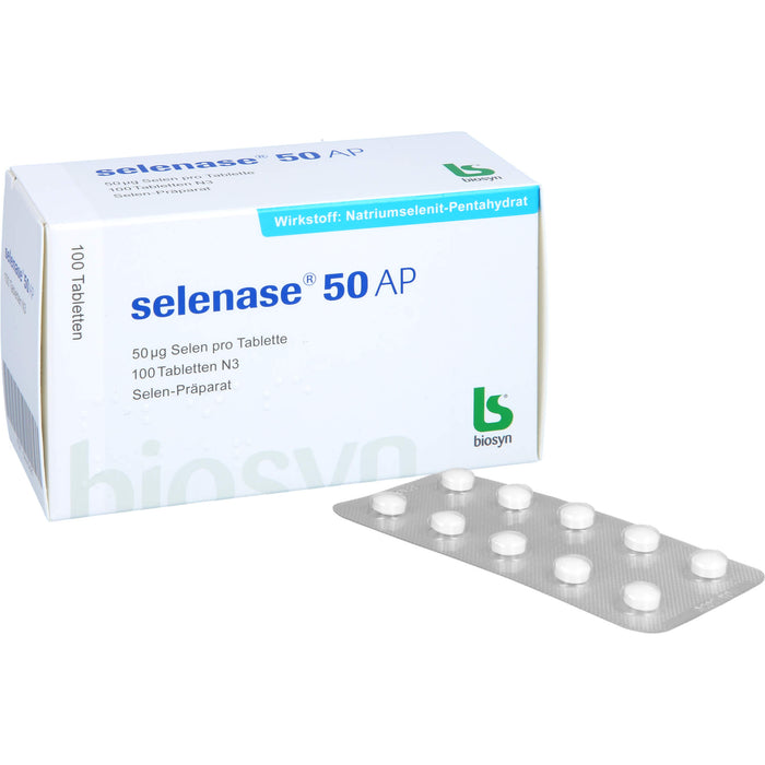 selenase 50 AP Tabletten bei nachgewiesenem Selenmangel, 100 pcs. Tablets