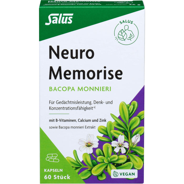 Neuro Memorise Bacopa monnieri Salus, 60 St KAP