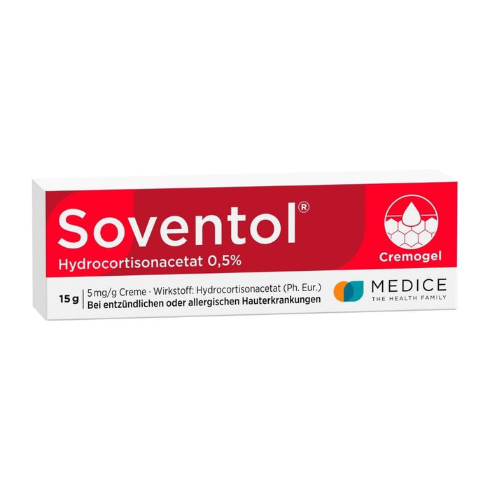 Soventol Hydrocortacetat 0,5 % Creme, 15 g Crème