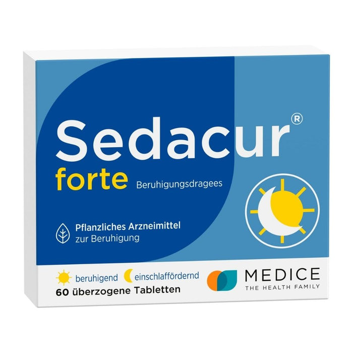 Sedacur forte Beruhigungsdragees, 60 pc Tablettes