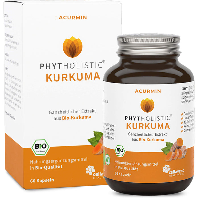 Acurmin Phytholistic - Bio Kurkuma Kapseln, 60 St. Kapseln