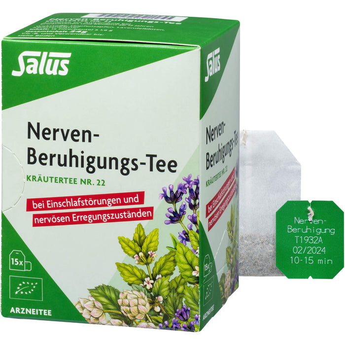 Nerven-Beruhigungs-Tee Kräutertee Nr. 22 bio Salus, 15 St FBE