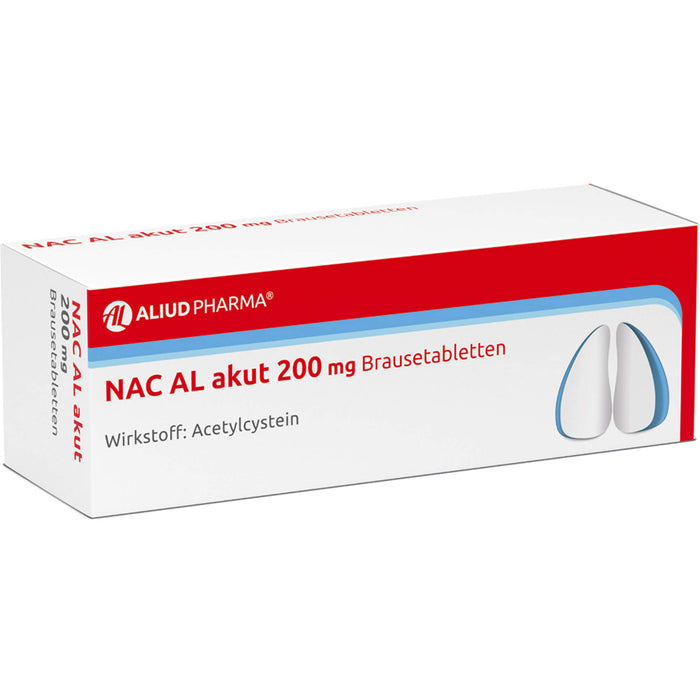 NAC AL akut 200 mg Brausetabletten zur Schleimlösung, 20 pcs. Tablets