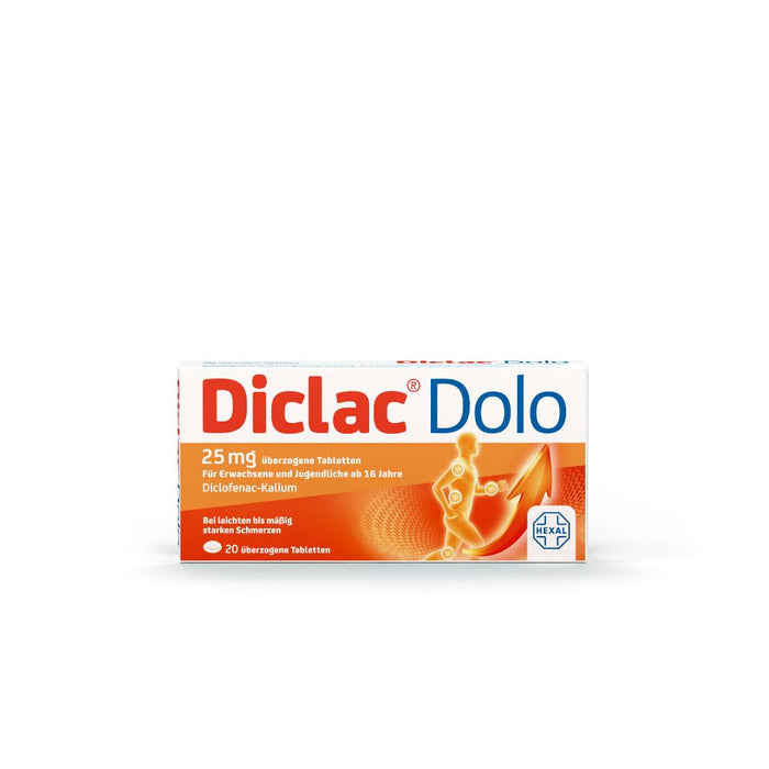 Diclac Dolo 25 mg, 20 St. Tabletten