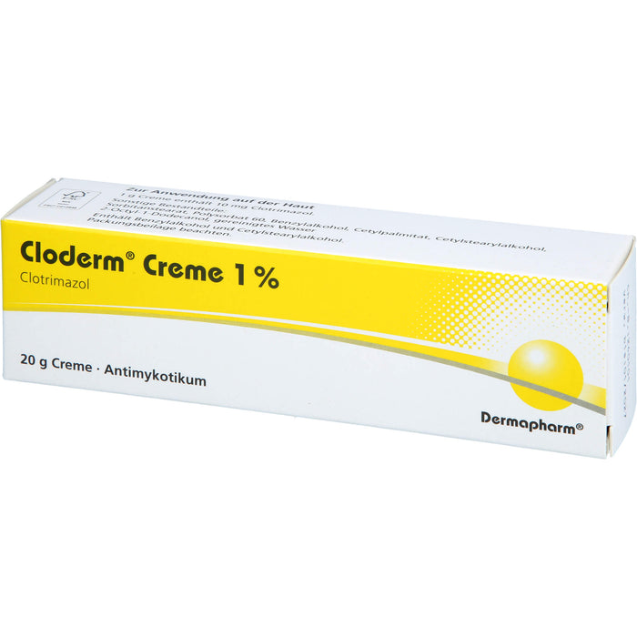 Cloderm Creme 1% Antimykotikum, 20 g Creme