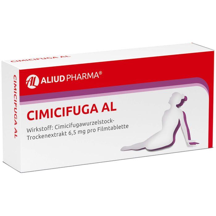 CIMICIFUGA AL Filmtabletten bei Wechseljahresbeschwerden, 60 pcs. Tablets