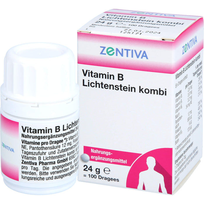 Vitamin B Lichtenstein kombi Dragees, 100 pc Tablettes