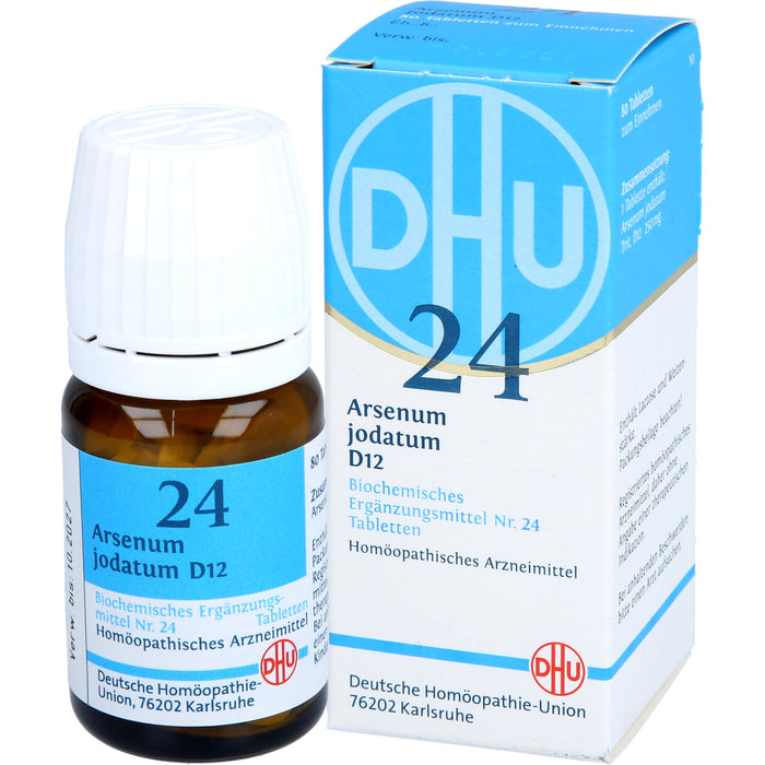 DHU Schüßler-Salz Nr. 24 Arsenum jodatum D12 Tabletten, 80 pcs. Tablets