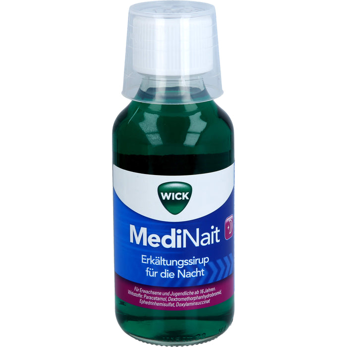 WICK MediNait Erkältungssirup für die Nacht, 180 ml Lösung