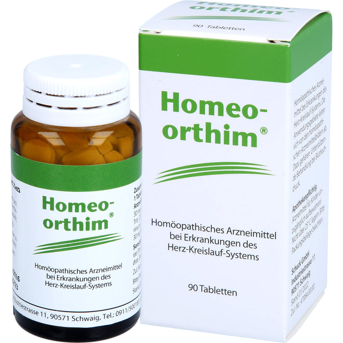 Homeo-orthim Tabletten bei Erkrankungen des Herz-Kreislauf-Systems, 90 pc Tablettes