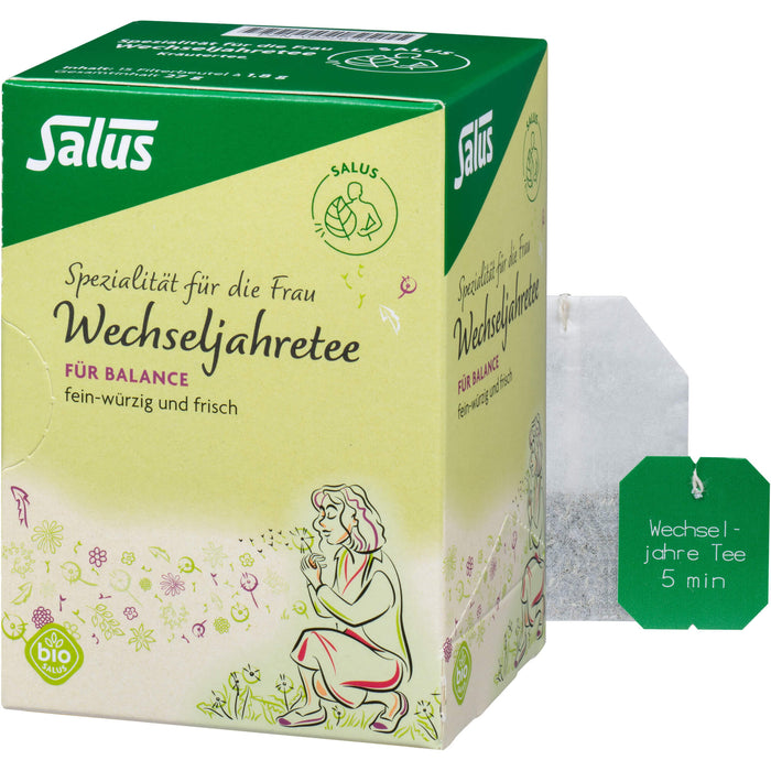 Salus Wechseljahre Tee Kräutermischung, 15 pcs. Filter bag