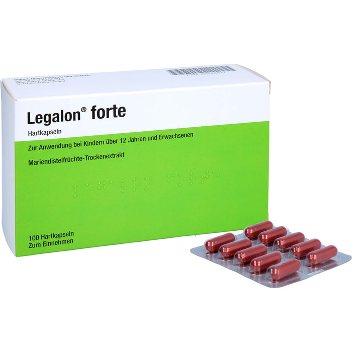 Legalon forte Hartkapseln Reimport axicorp, 100 pc Capsules