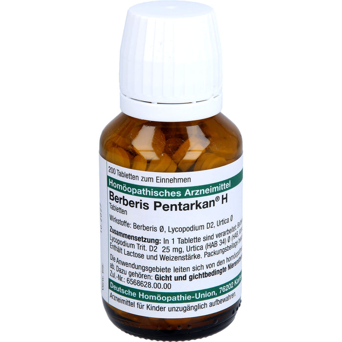 Berberis Pentarkan H Tabletten, 200 St. Tabletten