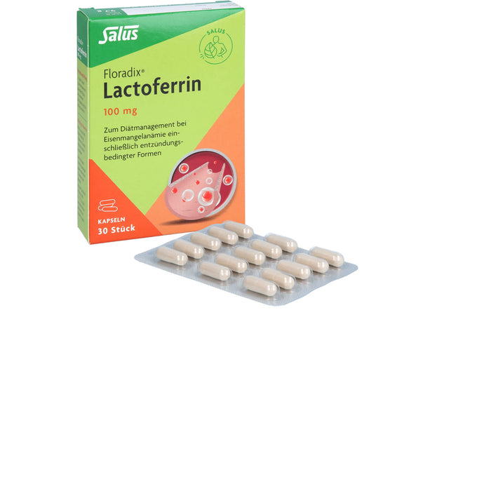 Salus Floradix Lactoferrin 100 mg Kapseln, 30 pcs. Capsules