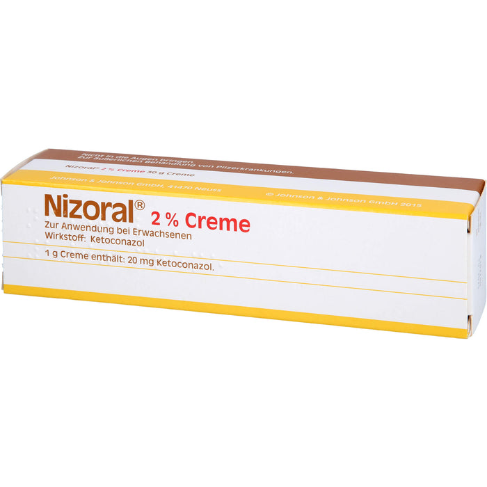 Nizoral 2% Creme zur äußerlichen Behandlung von Pilzerkrankungen, 30 g Crème