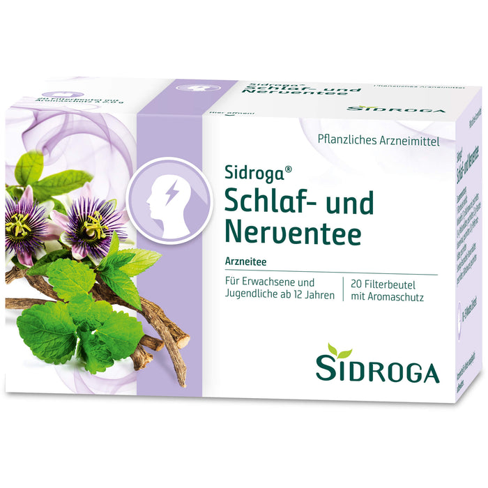 Sidroga Schlaf- und Nerventee, 20 pc Sac filtrant