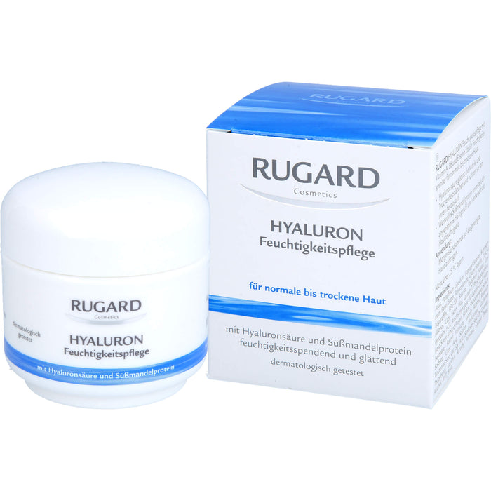 RUGARD Hyaluron Feuchtigkeitspflege für reife und trockene Haut, 100 ml Cream