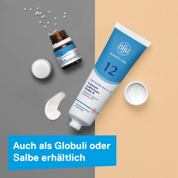 DHU Schüßler-Salz Nr. 12 Calcium sulfuricum D12 – Das Mineralsalz der Gelenke – das Original – umweltfreundlich im Arzneiglas, 420 St. Tabletten