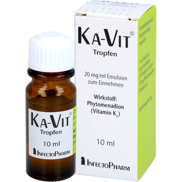 INFECTOPHARM Ka-Vit Tropfen, 10 ml Solution