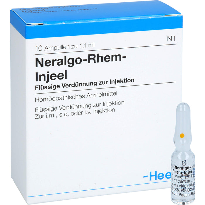 Neralgo-Rhem-Injeel flüssige Verdünnung, 10 pcs. Ampoules