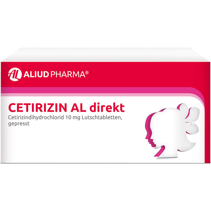 Cetirizin AL direkt 10 mg Lutschtabletten bei Allergien, 7 pc Tablettes