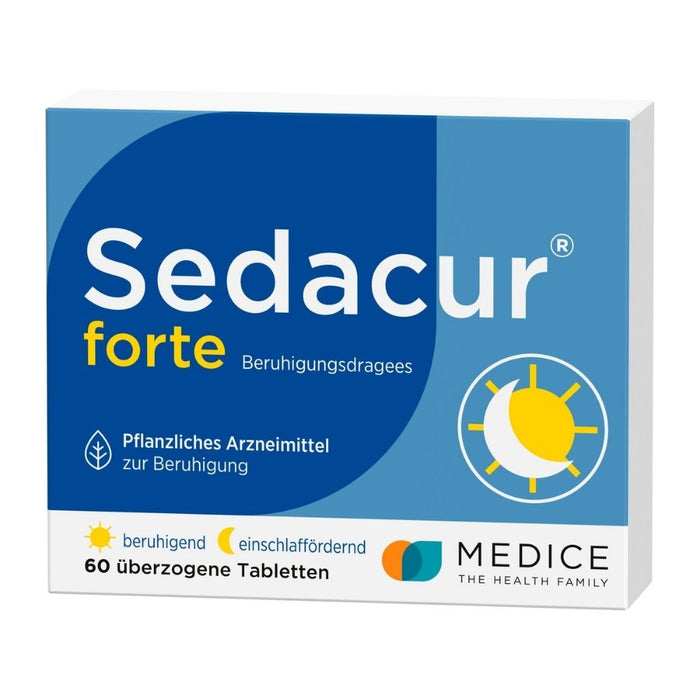 Sedacur forte Beruhigungsdragees, 60 pc Tablettes