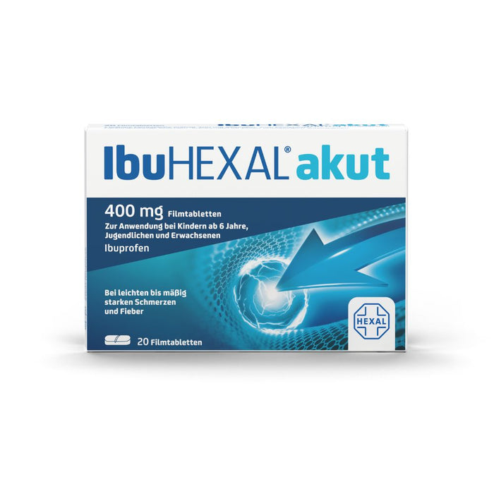 IbuHEXAL akut 400 mg, 20 St. Tabletten