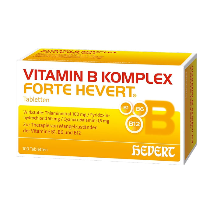 Vitamin B Komplex forte Hevert Tabletten, 100 pcs. Tablets