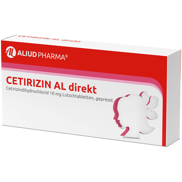 Cetirizin AL direkt 10 mg Lutschtabletten bei Allergien, 7 pcs. Tablets