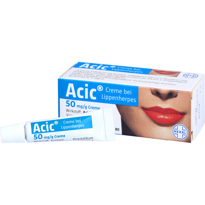 Acic Creme bei Lippenherpes, 2 g Creme