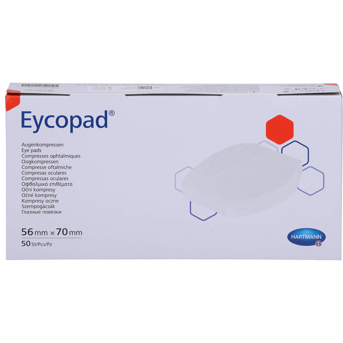 EYCOPAD AUGEN 56X70 UNSTER, 50 St KOM