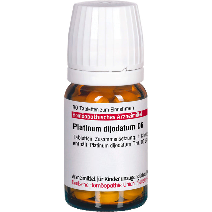 DHU Platinum dijodatum D6 Tabletten, 80 St. Tabletten