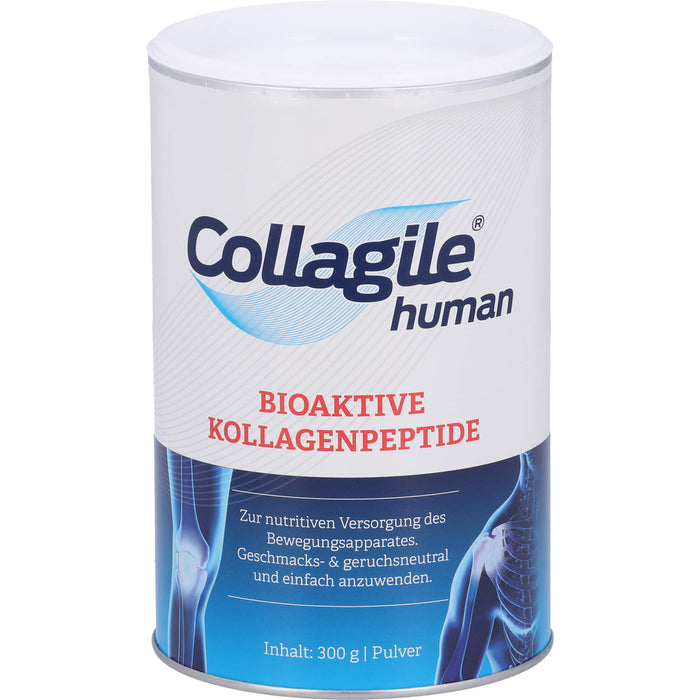 Collagile Human Pulver zur nutritiven Versorgung des Bewegungsapparates, 300 g Poudre