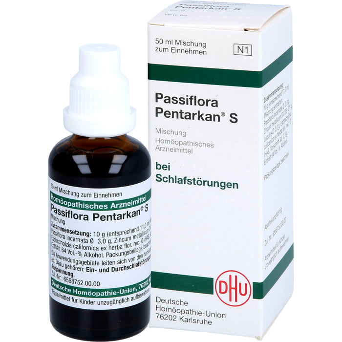 DHU Passiflora Pentarkan S Mischung bei Schlafstörungen, 50 ml Lösung